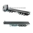 1:14 TOUCANRC Chassis Flatbed Semi Trailer For RC Tamiya Tractor Truck Model