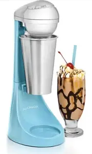 Nostalgia Blue Electric Two-Speed Milkshake Maker, 16-oz (a) M17