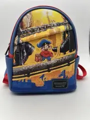 NEW American Tale Loungefly Mini Backpack Bag Red Blue Fievel Universal Studios