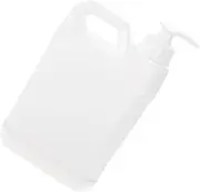 Healeved Pump Dispenser Bottle 3L Liquid Soap Dispenser Pump Plastic Jar Containers Laundry Soap Dispenser White