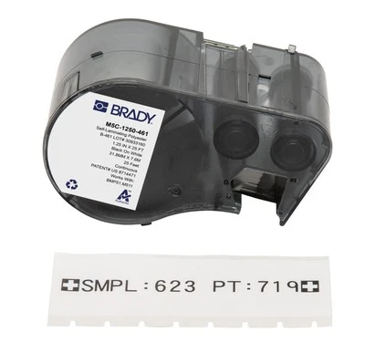 Brady M5C1250461 Cryogenic Polyester Labels for BMP51 M511