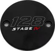 Custom Engraving - M8 Timer Cover 128 Stage Iv Black - 128-05-63BG
