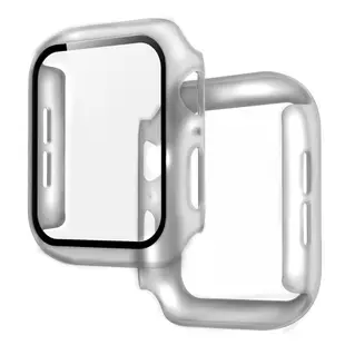 適用Apple Watch 6 SE 5/4/3/2屏幕保護貼+鋼化玻璃膜蘋果38mm 40mm 42mm 44mm錶殼