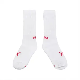 Puma 襪子 Fashion Slouch Crew Socks 男女款 白 粉紅 長襪 厚底 台灣製 單雙 BB142703