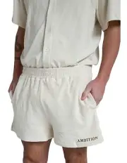 [Ambition the Label] Organic Cotton Shorts in Beige