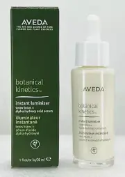 Aveda Botanical Kinetics Instant Luminizer Snow Lotus + AHA 1oz 30ml In Box New