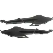 Pair Set of 2 Bumper Face Bar Trims Molding Step Pads Front Driver & Passenger (for: Lexus)