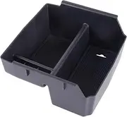 GUERBEIS Car Center Console Storage Box,Fit For Jeep, Wrangler JK 2011-2018 ABS Black Organizer Tray Vehicle Console storage box unit