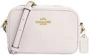 [Coach] Mini Jamie Camera Bag - Refined Pebble Leather, 8 x 5.75 x 2.5 inches, Crossbody, Pebbled Leather/Gold/Chalk