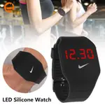 LED矽膠手錶數顯情侶手錶男女數字運動手錶