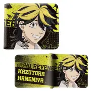 Tokyo Revengers Bi-Fold Wallet - KAZUTORA HANEMIYA STYLE A New (Anime Billfold)