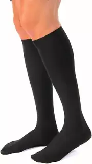 JOBST 113137 forMen Casual Compression Sock, Knee High, 30-40mmHg, Closed...