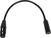 QIANRENON XLR Female to 1/4" Female Balance Cable Adapter TRS 6.35mm to XLR 3 Pin Mono Audio Connect Convert Interconnect Cable 36cm/14.2in