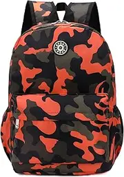 [BEFUNIRISE] Kids School Backpacks for Boys Girls Elementary Kindergarten Camo School Bags Bookbags for Primary Preschool