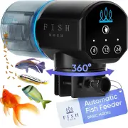 Automatic Fish Feeder for Aquarium - New Generation 2025, Auto Food Dispenser wi
