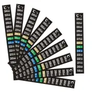 10 Pcs Digital Aquarium Thermometer, Thermometer Strips Adhesive Thermometer