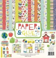 ECHO PARK "PAPER & GLUE" 12X12 PAPER SCHOOL CHILDREN ABC LEARNING SCRAPJACK'S