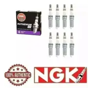 NGK RUTHENIUM HX Spark Plugs FR7BHXS 92400 Set of 8 (for: Audi)