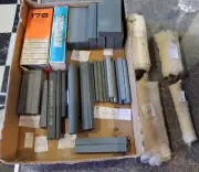 Lot of 63 Carborundum Sharpening Stones & Carving Tool Slips Unused