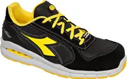 Diadora Utility Run Net AB Low S1PS, safety shoes unisex , color: Black/Dark Grey/Yellow , size: 37 EU