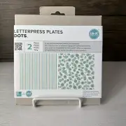 We R Memory Keepers Lifestyle Letterpress Plates DOTS Scrapbooking Crafts DIY