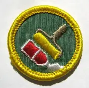 Girl Scout 1963-1974 Cadette HANDYWOMAN BADGE Tools Hammer Brush Patch NEW
