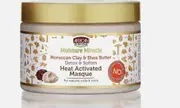 African Pride Moisture Miracle Moroccan Clay & Shea Butter Heat Activated Masque 340g