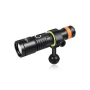 ORCATORCH D530V 1200 Lumen Scuba Diving Video Light 140 Degrees Super Wide Be...