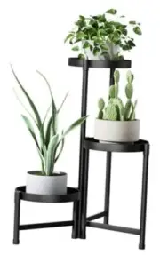 Plant Stand Indoor Outdoor Tall Tiered Corner Plant Shelf Holder Rack 3 Tier