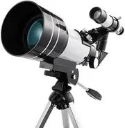 Astronomy Telescope, Portable HD 70mm Aperture Monocular Telescope for Adults with Tripod, Phone Holder, Starfinder and 90° Mirror for Astronomy Beginners