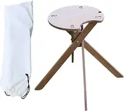 Small Folding Table - Lightweight Round Portable Foldable Table | Table, Folding Table, Stable Multifunctional Portable Camp Table for Cooking Backpacking Hiking Fishing