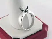 2CT SOLITAIRE ENGAGEMENT RING MOUNTING 14K WHITE GOLD
