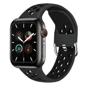 For iWatch Apple Watch Band Series 9 SE Ultra 8 7 6 5 4 Strap 38 40 41 42 44 45 49 - Black
