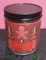 Bath & Body Works White Barn HOLIDAY Scent Luminary Candle w/Essential Oils NEW
