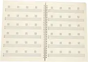 GLSTOY Diy Music Score Notebook for Guitarists Portable A4 Size Music Book Durable Pages Fade-free Printing
