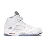 NIKE AIR JORDAN 運動鞋 5 RETRO METALLIC WHITE(2015) 新品 1360-130