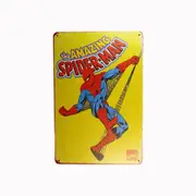 Tin Sign Amazing Spider Man Sprint Drink Bar Whisky Rustic Look