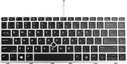 New Replacement Keyboard Compatible with HP EliteBook 745 G5 745 G6 840 G5 840 G6 846 G5 846 G6, ZBook 14u G5, 14u G6 Silver with Backlit with Pointer
