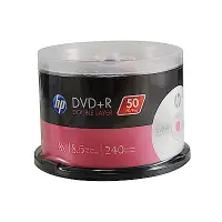 在飛比找Yahoo奇摩購物中心優惠-HP 8X DVD+R Double Layer 50片