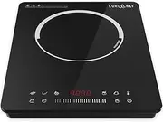 [EuroChef] Induction Cooktop, 2000W, 9 Heat Levels, Fast Electric Portable Cooker, Touch Controls with Slider