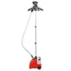 Portable Garment Steamer for Clothes Wrinkle Removal Handheld Home Use Red