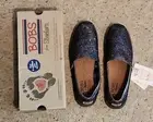 Bobs From Skechers Plush Womens Sz 8 Memory Foam Sneakers Purple Sparkle NWB!