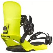 2025 Salomon Snowboards Men's EDB Snowboard Bindings Neon Yellow M $250