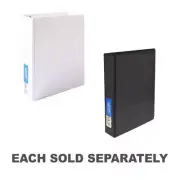 Bantex 4 D Ring Insert Binder Heavy Duty Design for Home Office School 65mm A4