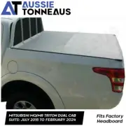 Clip On Tonneau Cover for Mitsubishi MQ/MR Triton Dual Cab July 2015 to Feb 2024 (for: Mitsubishi)