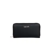 Kate Hill Women's Wanda Zippered Wallet Purse w/ Card Holder Black