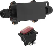 OSALADI Waterproof Rocker Switch Box Capacity for Outdoor Use 12v-24v Led Inline Toggle Switch for Modification and Addition