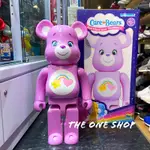 THEONESHOP BE@RBRICK CARE BEARS BEST FRIEND BEAR 紫色 好友熊 彩虹熊