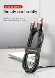 Genuine BASEUS USB A To Type C Data Cable 3A Fast Charge 1M USB Type A to C RED