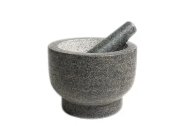by Frieling Goliath Natural Granite Mortar and Pestle Set, Grinder for Spices...